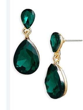 Cara crystal drop earrings